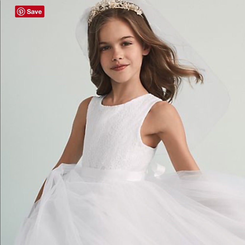 💐 David’s Bridal Precious Flower Girl Dress 👰🏽